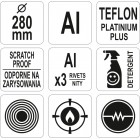 TIGAIE PENTRU INDUCȚIE, DIN ALUMINIU CU STRAT DE TEFLON 28CM