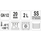 CUVĂ GN 1/2, 2L, 20MM