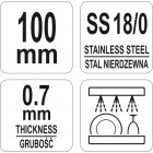 CLEȘTE PENTRU GHEAȚĂ 100MM